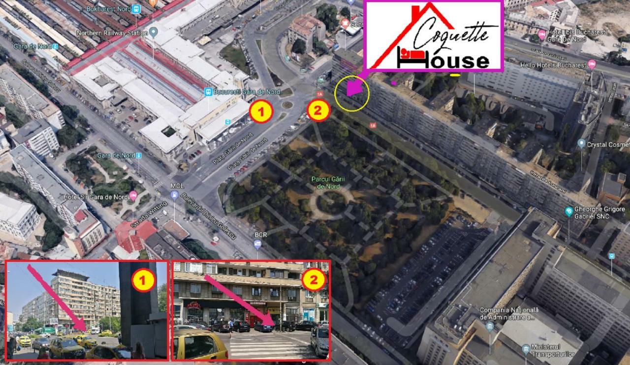 Appartamento Coquettehouse Parc Gara De Nord Bucarest Esterno foto